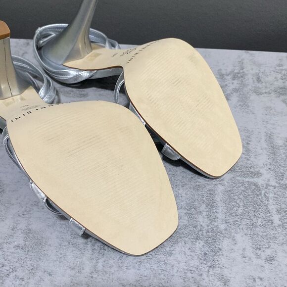 NWT Gianni Bini Metallic Silver Heels size 8 - Picture 13 of 16